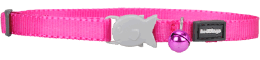 Baby Pink Plain Collar for Kittens