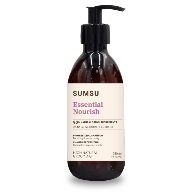 Miscota SUMSU Esential Nourish Shampoo riparatore vegano per cani e gatti