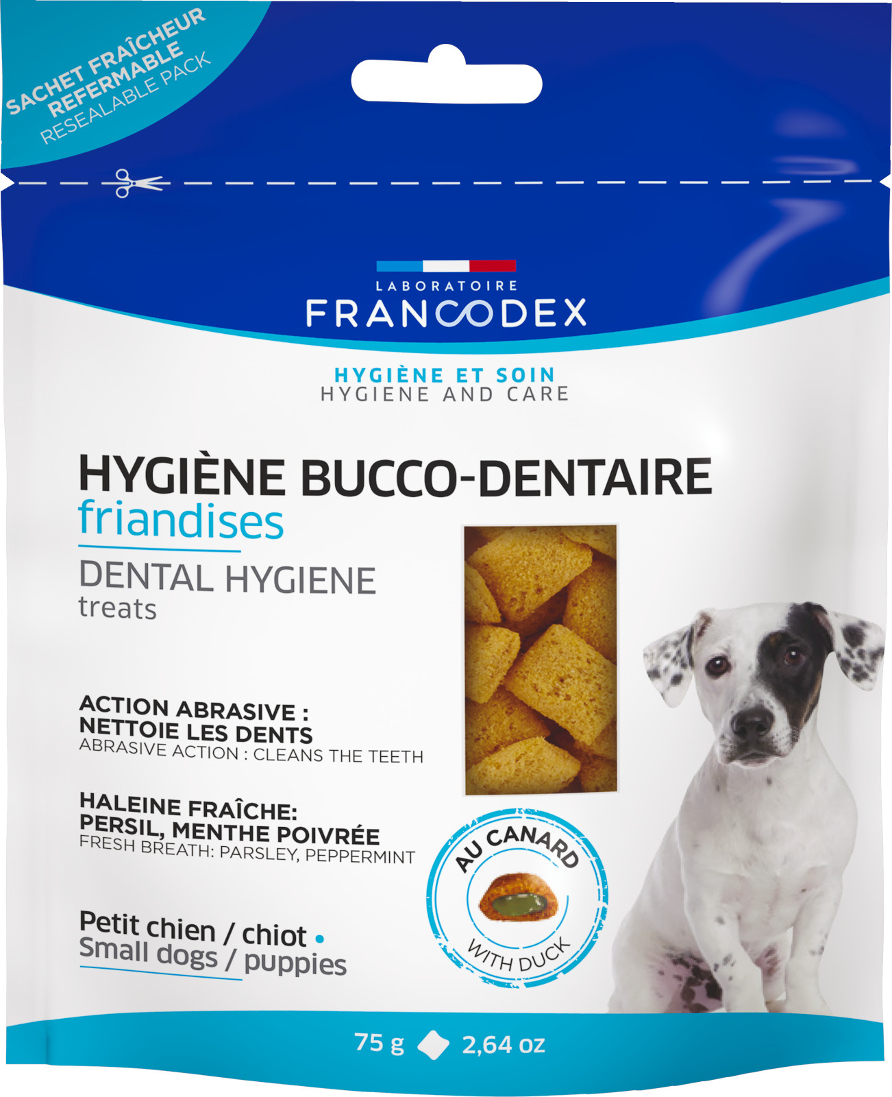 Miscota Francodex Snacks para la Higiene Dental de Cachorros y Perros Pequeños