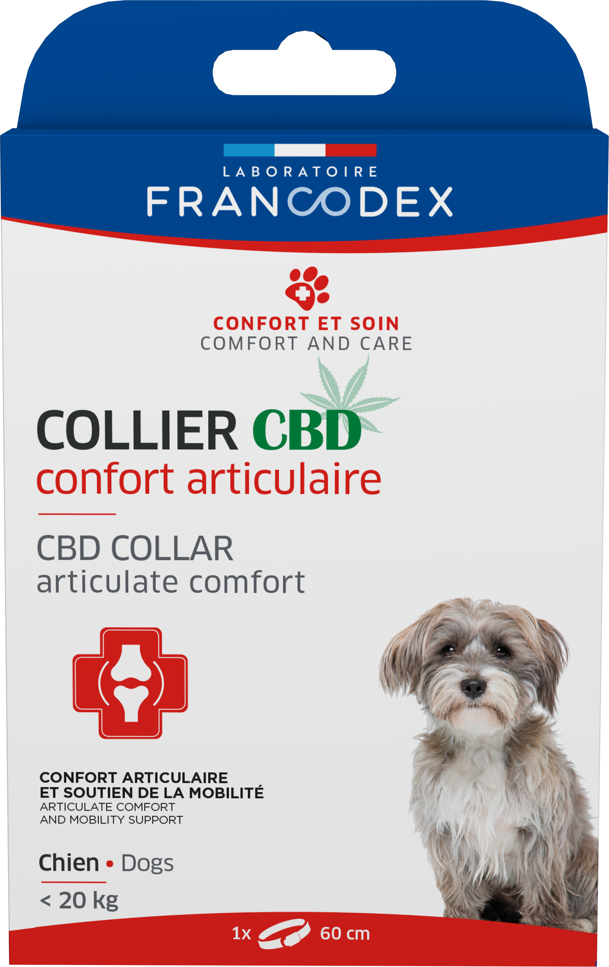 Miscota Francodex CBD Collar for Articulate comfort of Dogs < 20 Kg