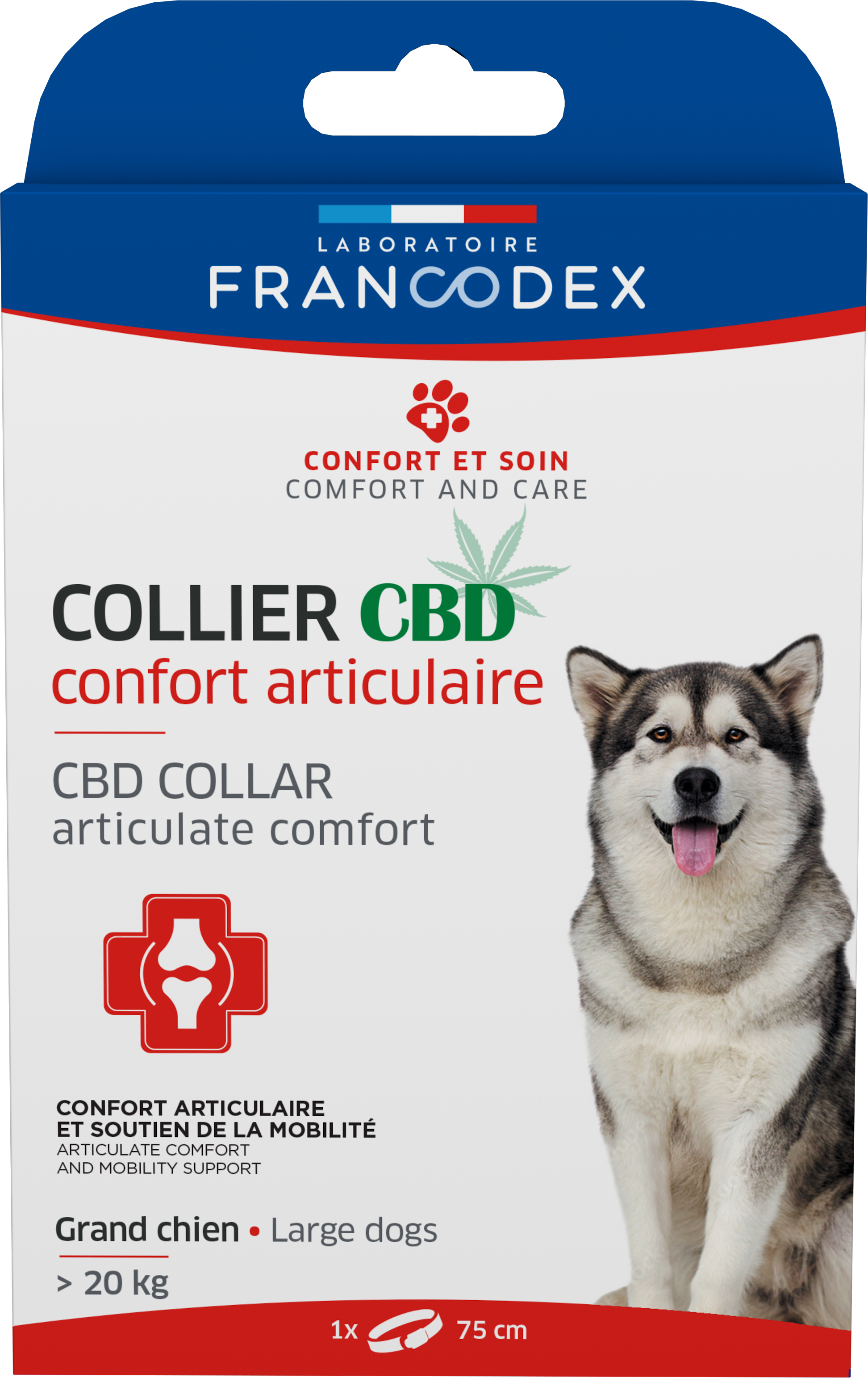 Miscota Francodex CBD Collar for Articulate comfort of Dogs > 20 Kg