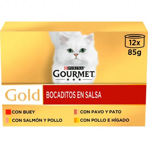 Gourmet Multipack Nourriture Humide Gold Bocadés en Sauce – Saveurs Variées pour Chats Gourmet Multipack Nourriture Humide Gold Bocadés en Sauce – Saveurs Variées pour Chats