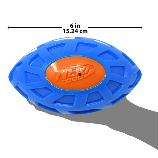 Nerf Dog Micro Squeak Rugby Ball for Dogs Miscota India