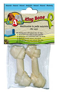 Miscota Nayeco Re Bone bianco osso di cane nodo 10 cm