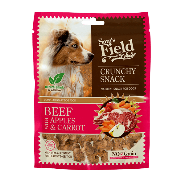 Miscota Sam's Field Snack de Ternera con Manzana y Zanahoria para Perros