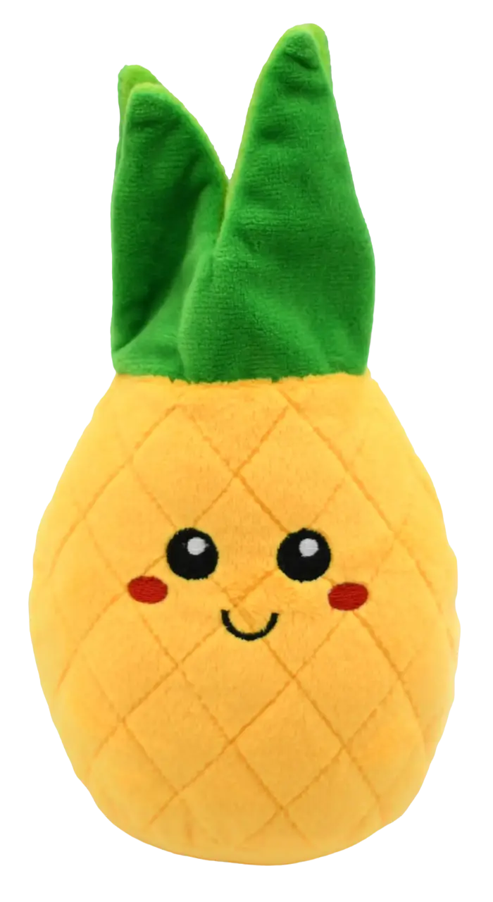 Miscota Musqui Dolce peluche ananas sorridente con suono per cani