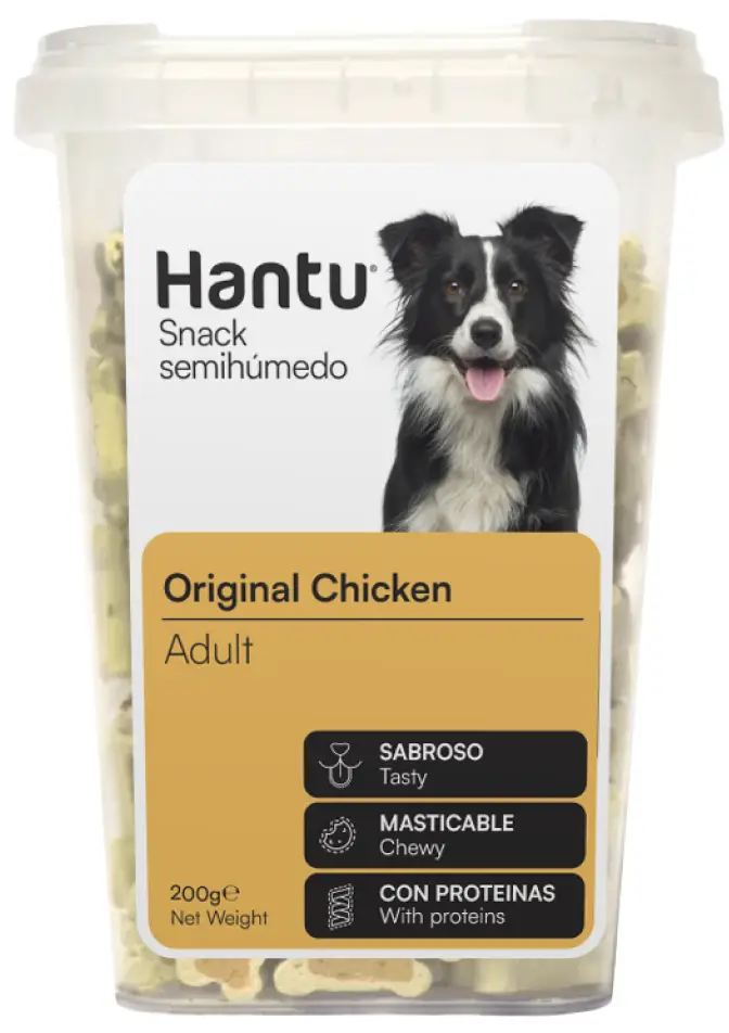 Miscota Hantu Snack di pollo semiumido originale per cani