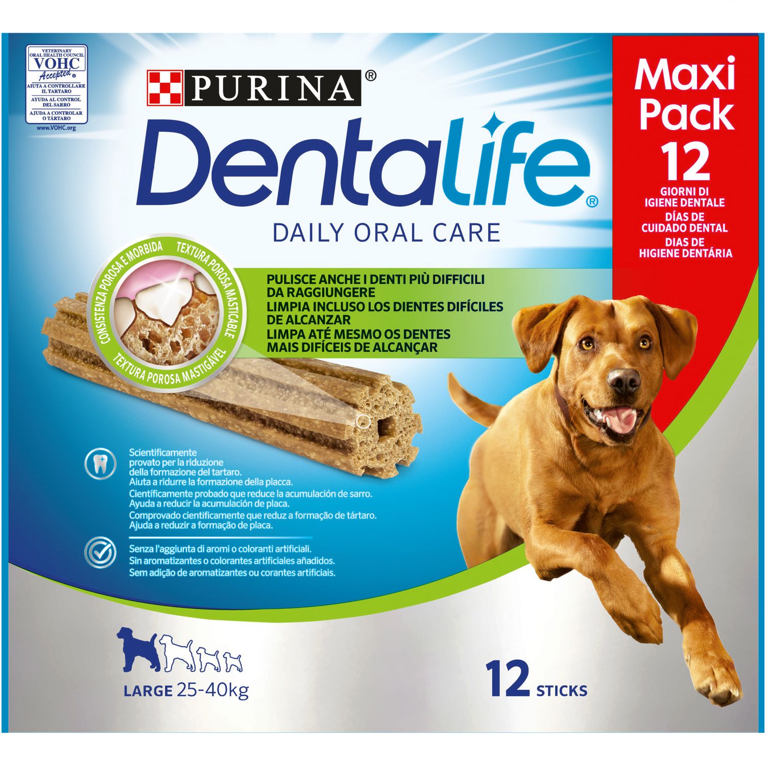 Miscota Dentalife Snack per la Cura del Cavo Orale nei Cani Grande da 25 a 40 kg