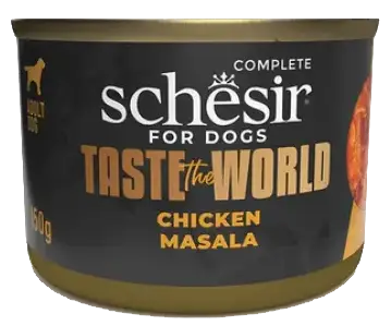 Miscota Schesir Alimento umido completo per cani con pollo Masala