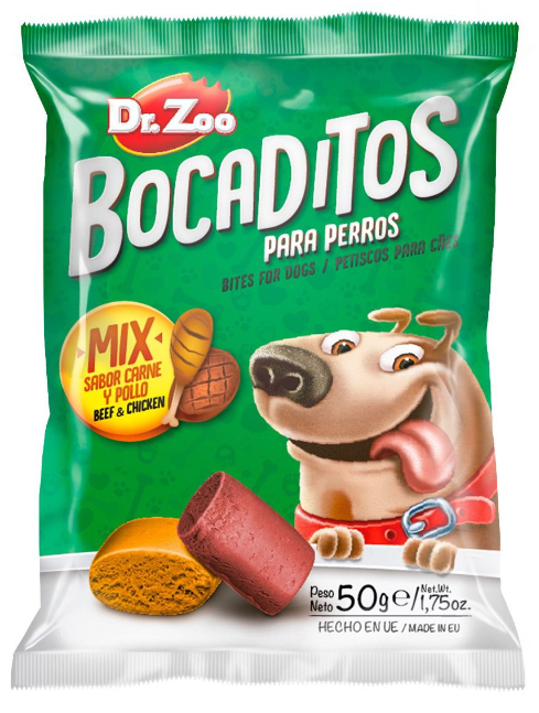 Miscota Dr. Zoo Snack misti di manzo e pollo per cani