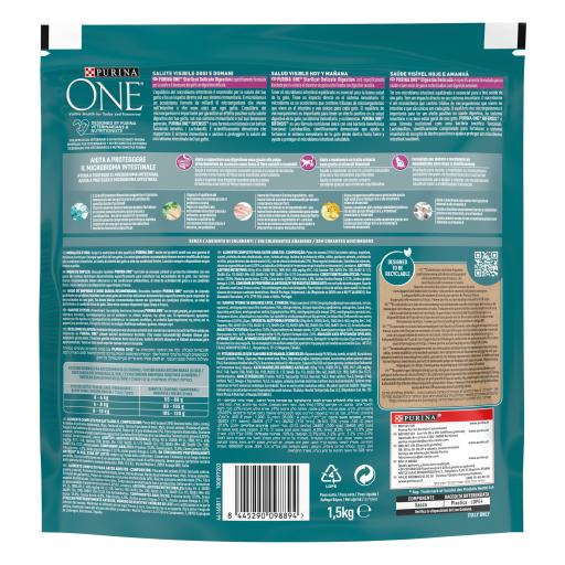 Purina One Feines Fischfutter für sterilisierte Katzen
