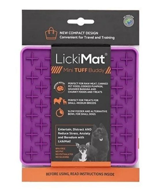 Miscota LickiMat Mangiatoia per cani Mini Tuff Buddy Lilla