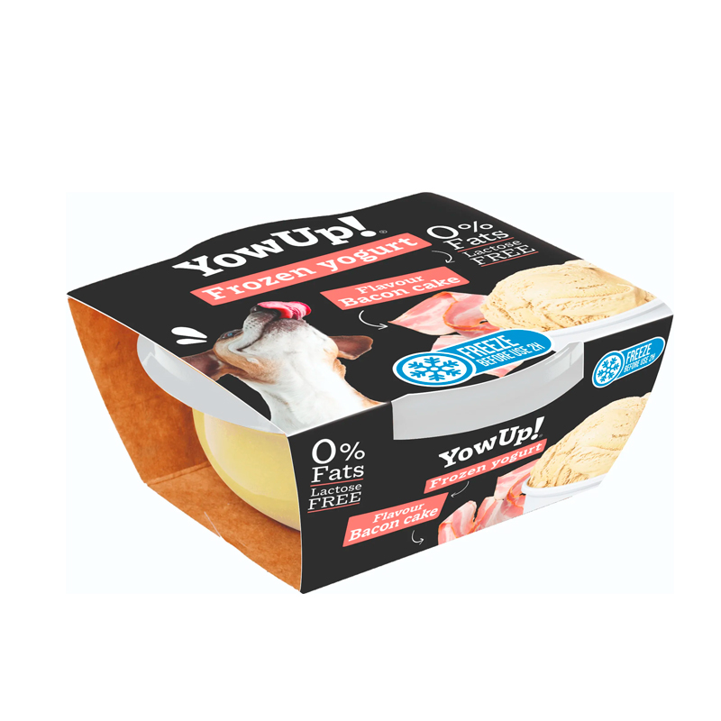 Miscota Yowup Yogurt gelato alla torta al bacon per cani