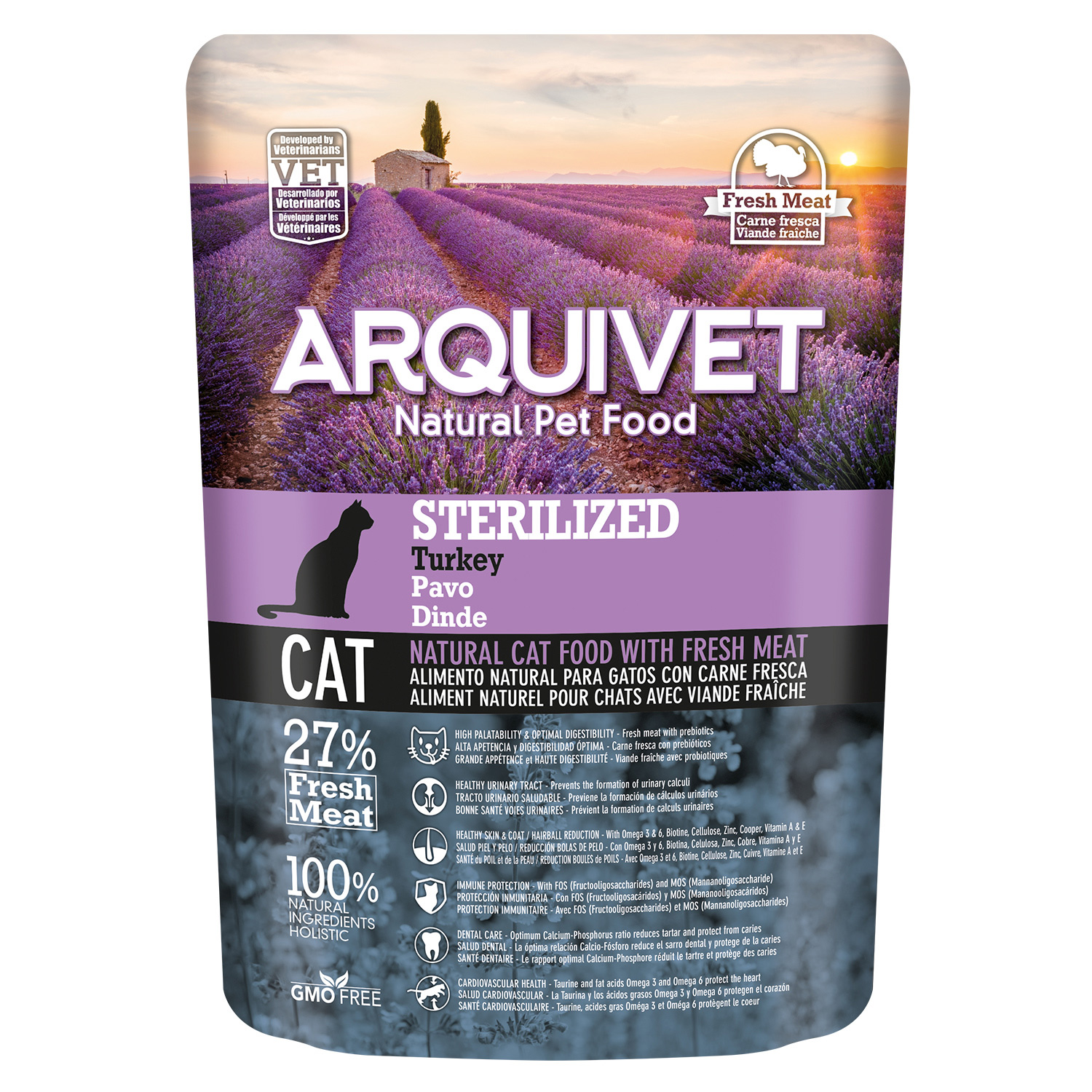 Arquivet Droogvoer met kalkoen voor gesteriliseerde katten 10 KG