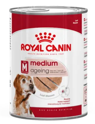 Miscota Royal Canin Alimento umido in patè per cani a media stagionatura 7+