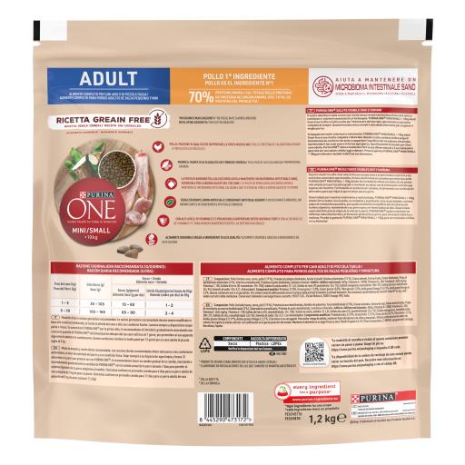 Purina One Grain Free Mini Chicken Food for Small Breed Dogs