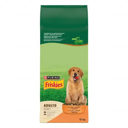 Purina Friskies Pienso Adulto Ave y Verduras para perros