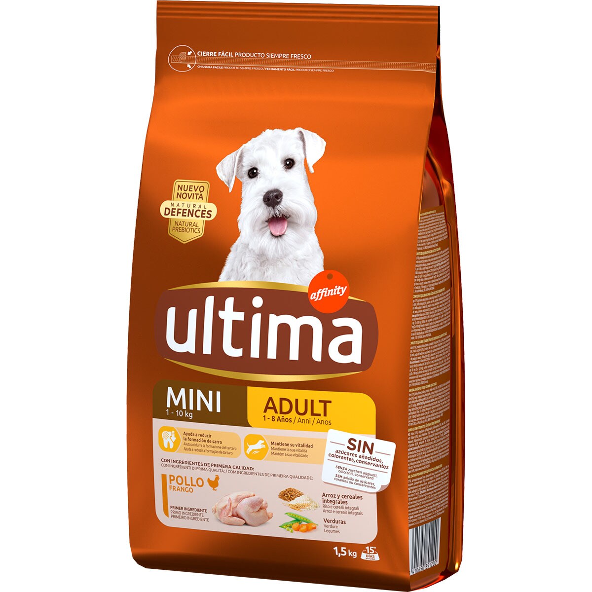 Miscota Ultima Mini Adult Pollo Alimento per cani adulti di piccola taglia