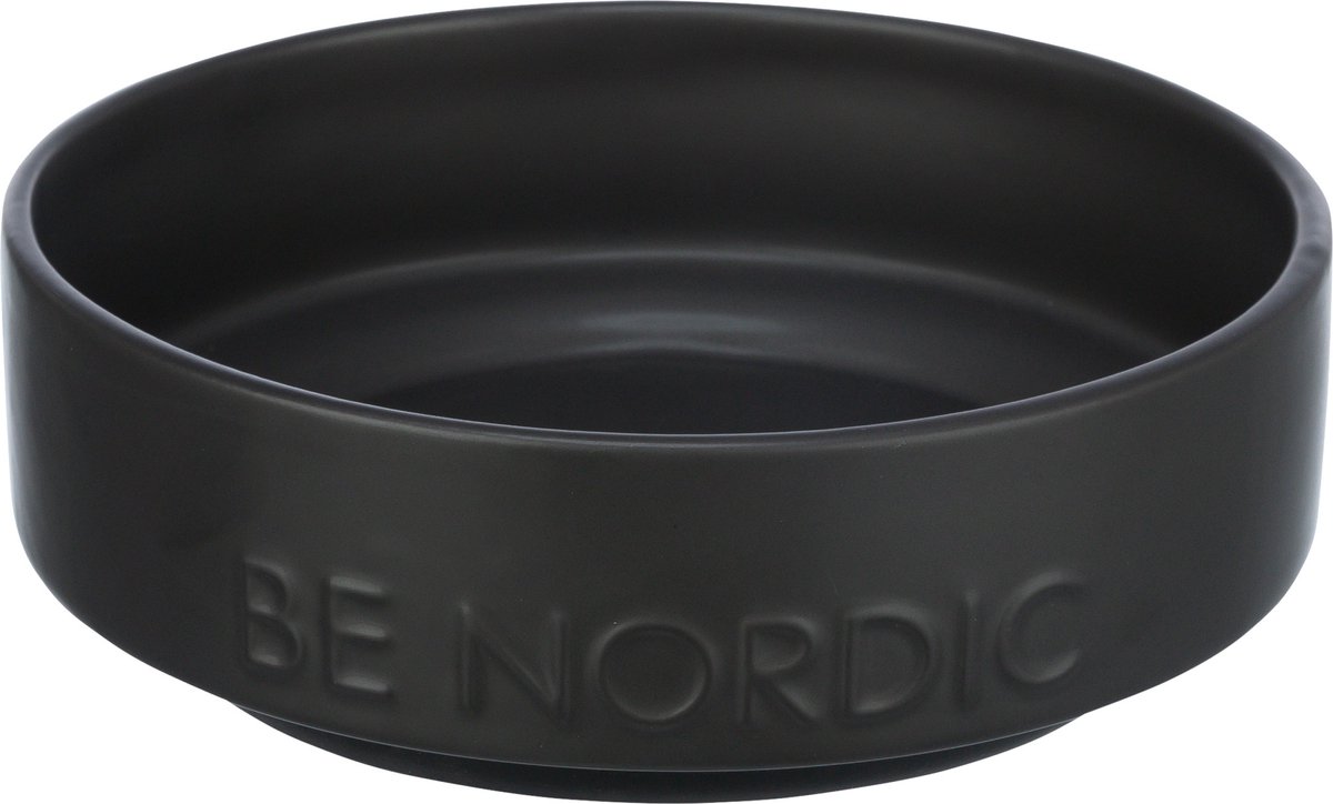 Miscota Trixie Be Nordic mangiatoia in ceramica e gomma di colore nero