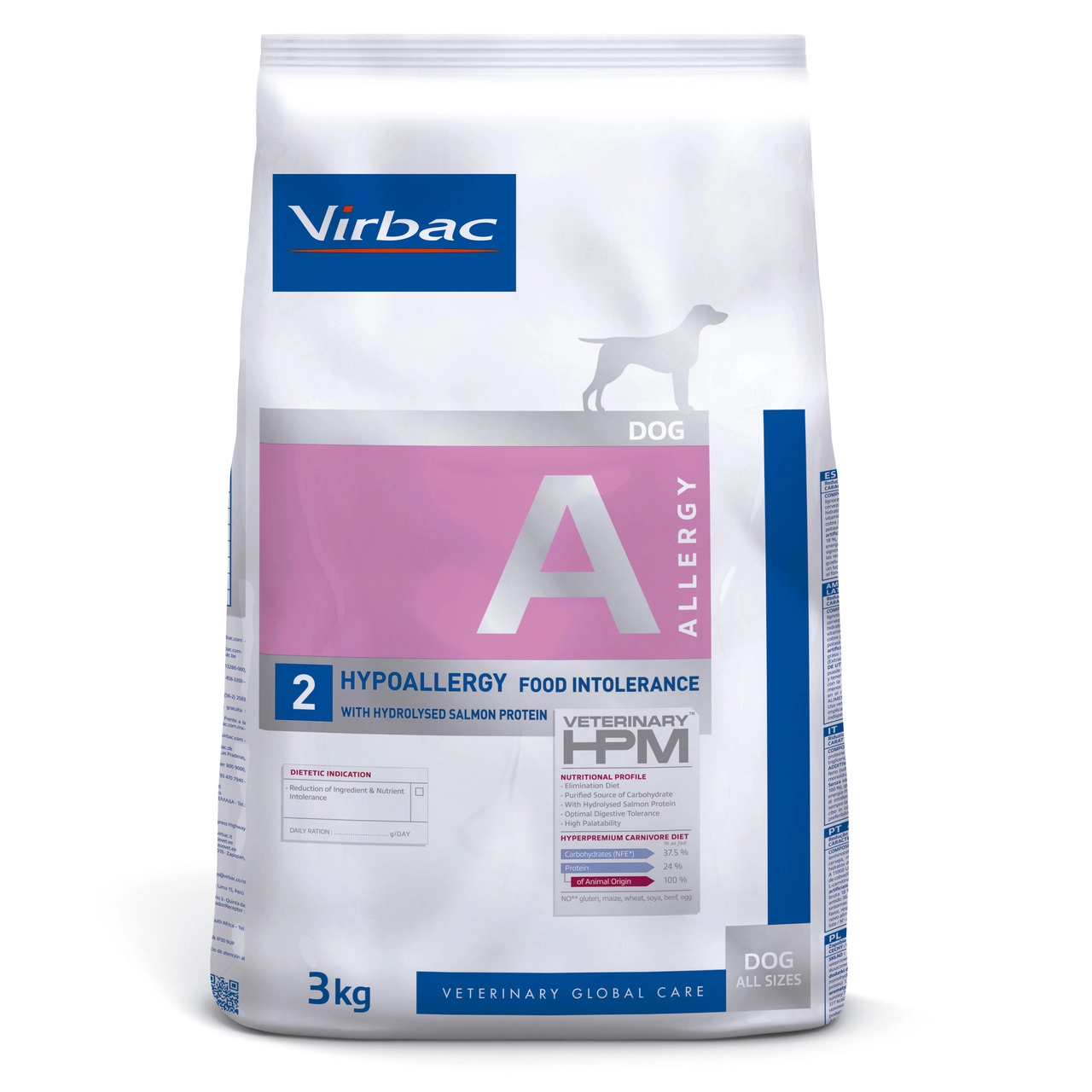 Miscota HPM Pienso Virbac Veterinary Allergy Hypoallergenic A2 para Intolerancias en Perros