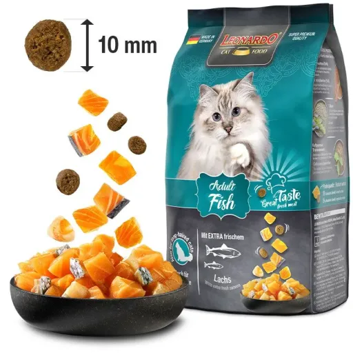 Leonardo Ausgewachsenes Fischfutter für Katzen