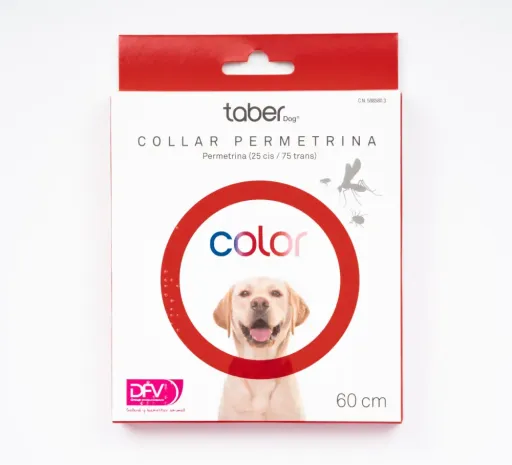 Taberdog Taberdog Collar de Permetrina Antiparasitario Rojo para perros Taberdog Taberdog Collar de Permetrina Antiparasitario Rojo para perros