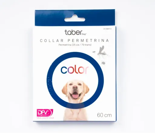 Taberdog Taberdog Blue Permethrin Antiparasitic Collar for Dogs Taberdog Taberdog Blue Permethrin Antiparasitic Collar for Dogs