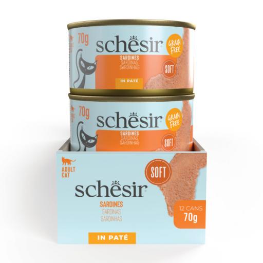 Schesir Nassfutter Sardinen in Pat&eacute; f&uuml;r Katzen