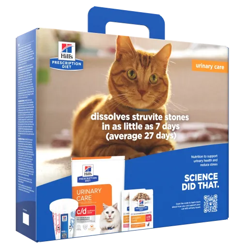 Hill's Feline c/d Multicare Stress Kit de Teste 400g + (2x85g)