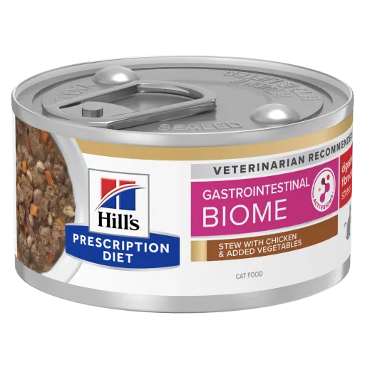 Hill's Gastrointestinal Biome Stress Wet Food Stew with Chicken and Vegetables for Cats