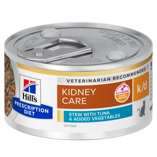 Hill's Feline k/d Wet Food Stew with Tuna and Vegetables for Cats