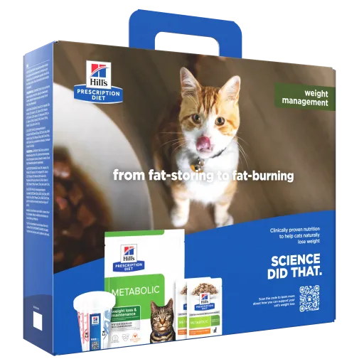 Hill's Prescription Diet Feline Metabolic Kit de Teste 250g + (2x85g)