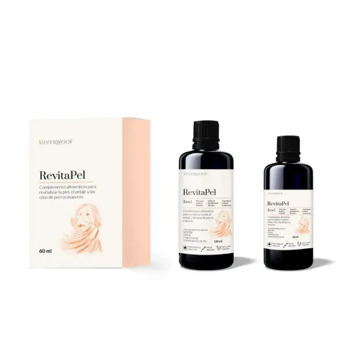 Silverwoof RevitaPel Fl&uuml;ssiges Biotin-Supplement zur St&auml;rkung von Haut und Fell bei Hunden