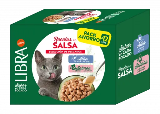 Libra Cat Wet Food in Tuna and Salmon Sauce for Cats