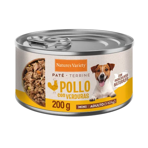 Nature's Variety Nourriture humide en p&acirc;t&eacute; de Poulet pour Chiens Adultes Mini