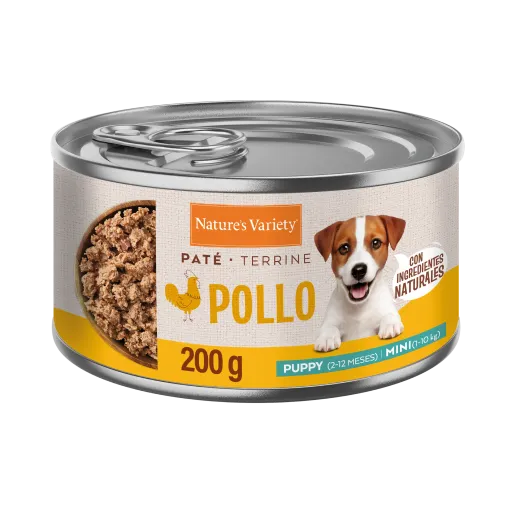 Nature's Variety Comida H&uacute;meda en Pat&eacute; de Pollo para Perros Cachorro Mini