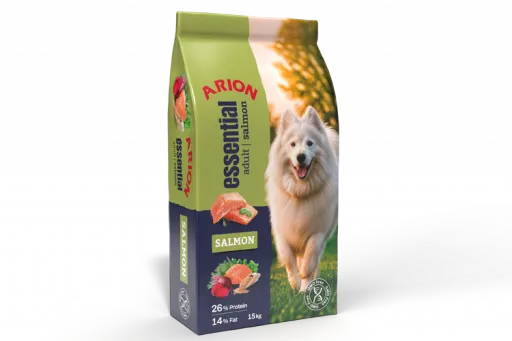 Arion Ra&ccedil;&atilde;o Essential Adult Salm&atilde;o para C&atilde;es