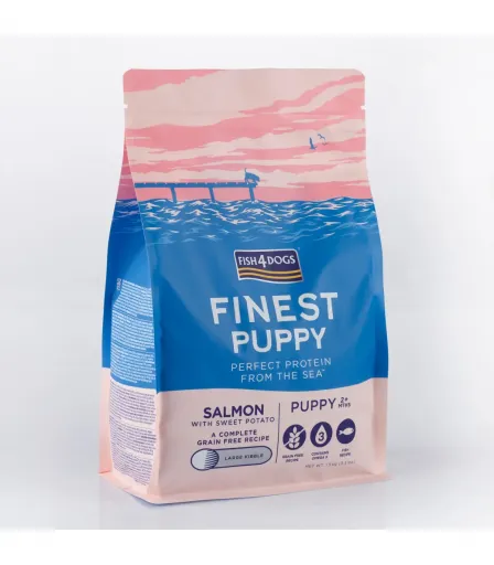 Fish4Dogs Crocchette Finest Puppy Salmone con Patata Dolce per Cani