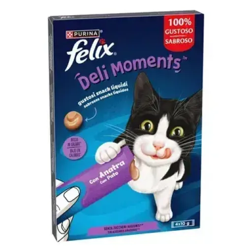 Purina Felix Delimoments Wet Food with Duck for Cats
