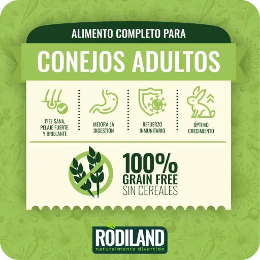 Rodiland Alimento Completo para Conejos Adultos&nbsp;