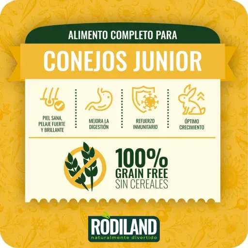 Rodiland Alimento Completo para Conejos Junior