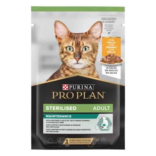 Purina Pro Plan Sterilised Nutri Savour Pouche Tender Chicken Chunks in Gravy