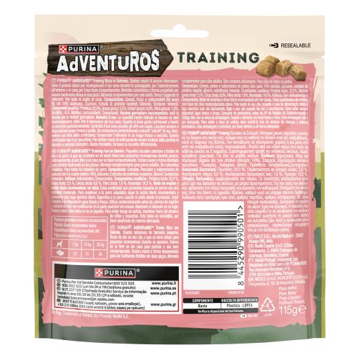 Adventuros Snack di addestramento al salmone per cani
