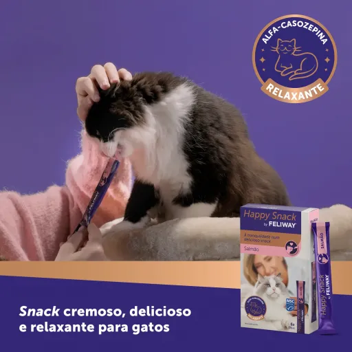 Feliway HAPPY SNACK Geschmack Lachs 6 Sticks