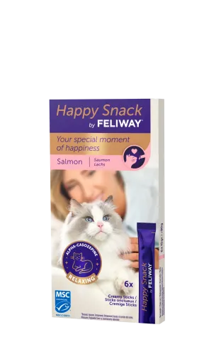 Feliway HAPPY SNACK Geschmack Lachs 6 Sticks
