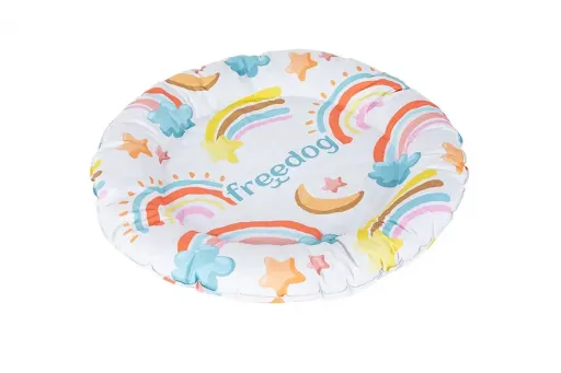 Freedog Rainbow Recycled Cooling Donut for Dogs