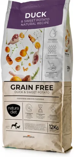Natura Diet Pienso Dog Wild Instinct Grain Free Duck & Sweet Potato para Perros