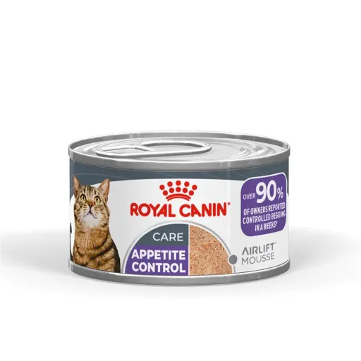 Royal Canin Comida H&uacute;meda Appetite Control Care Mousse en lata para Gatos Adultos