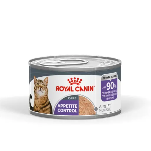 Royal Canin Comida H&uacute;meda Appetite Control Care Mousse en lata para Gatos Adultos