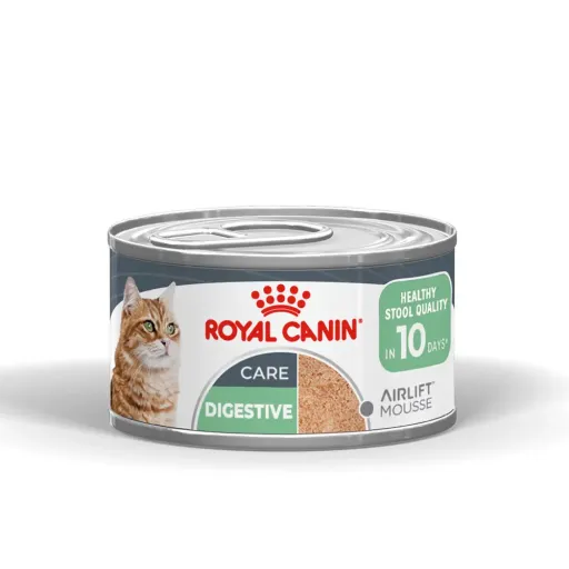 Royal Canin Comida H&uacute;meda Digestive Care Mousse en lata para Gatos Adultos